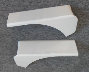 Top Rear Panel Corner Covers White - Swift Sterling Sprite Elddis Caravan RPTCC - Picture 1 of 12